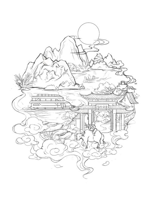 印象桂林 插畫藝術與文化傳播的完美交融